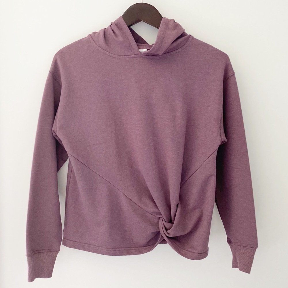 Jill Yoga Hooded with a front Knot Sweatshirt